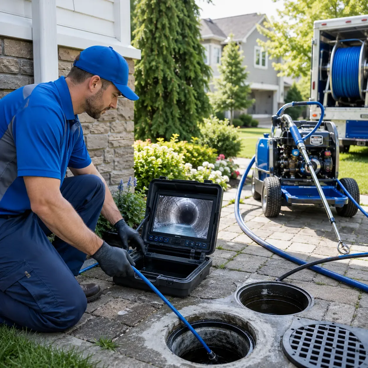 Outdoor drain cleaning professionals serving North Olmsted, OH
